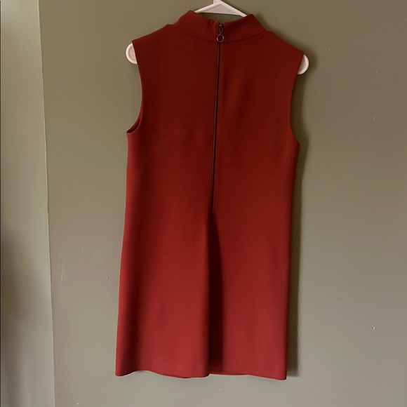 RACHEL Rachel Roy rust sleeveless shift dress - Picture 3 of 5